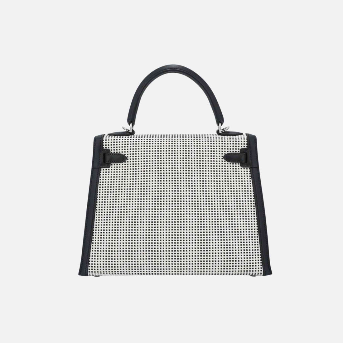 Kelly 25 Toile Quadrille Canvas-Swift Black PHW