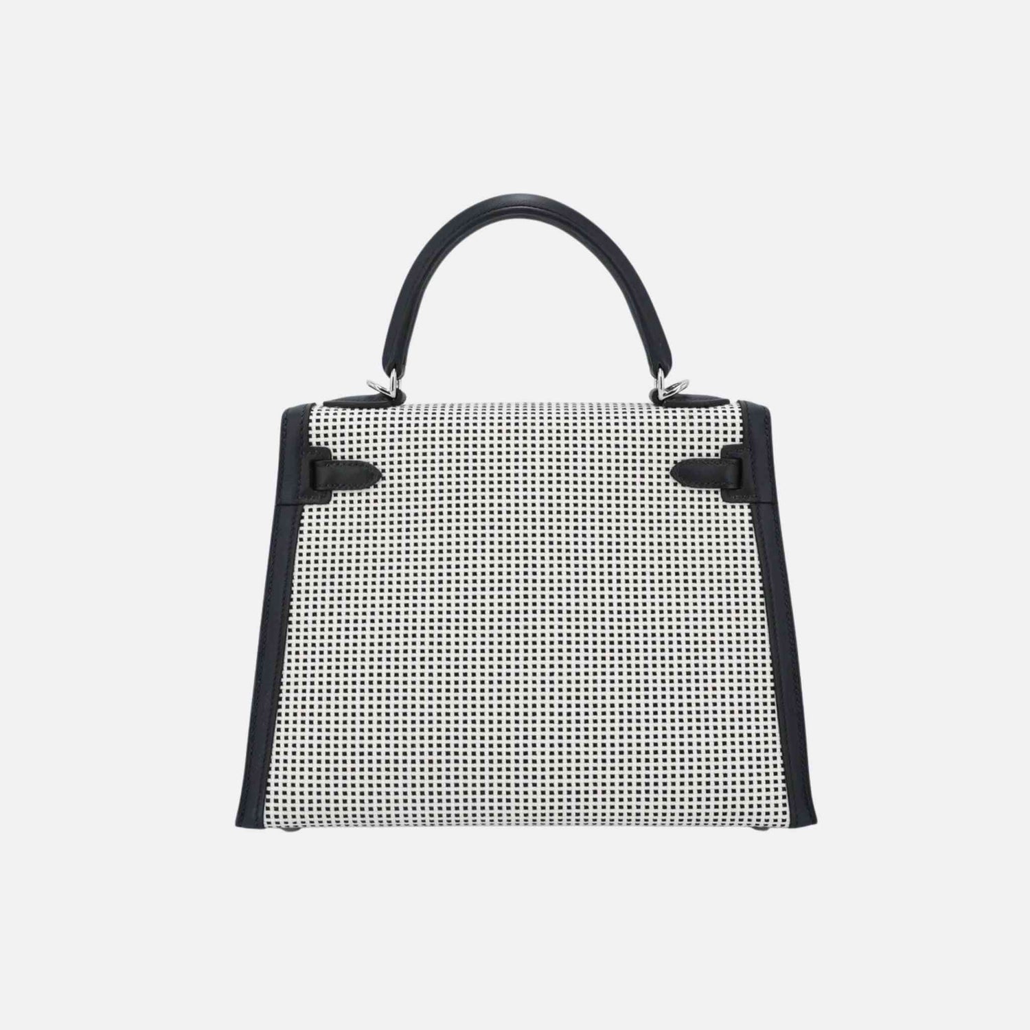 Kelly 25 Toile Quadrille Canvas-Swift Black PHW