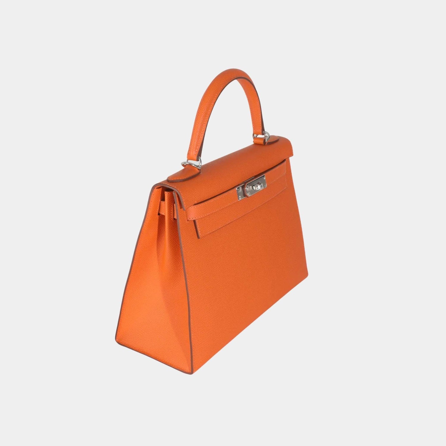 Kelly 28 Epsom Sellier Orange PHW