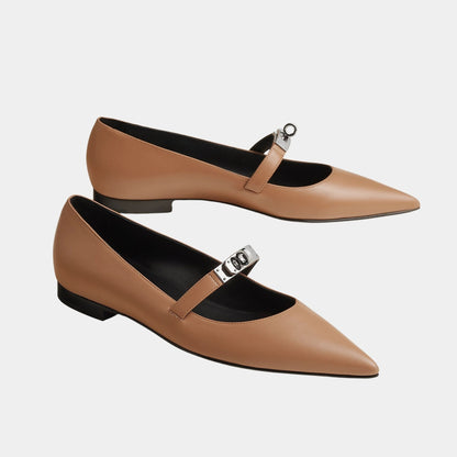 Kelly Ballerinas Calfskin