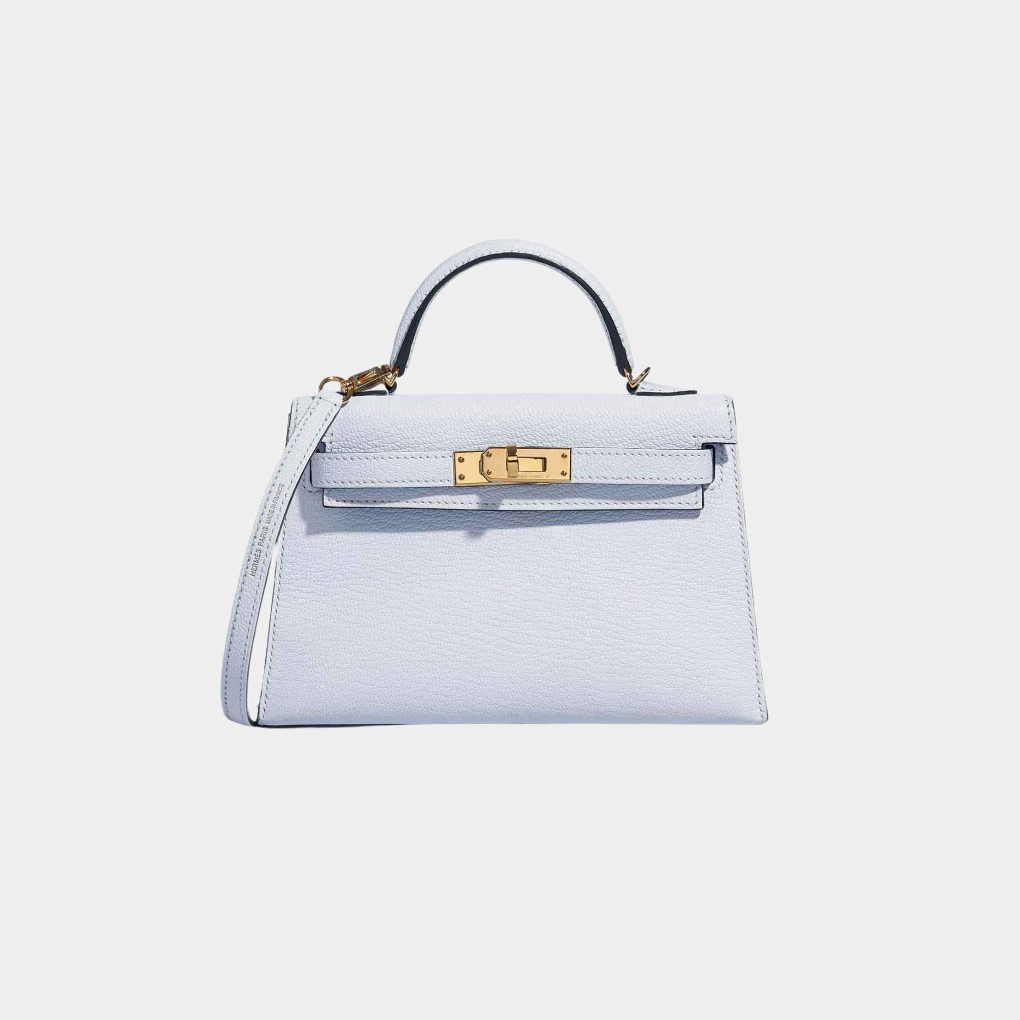 Kelly Mini II 20 Chevre Mysore Blue Brume