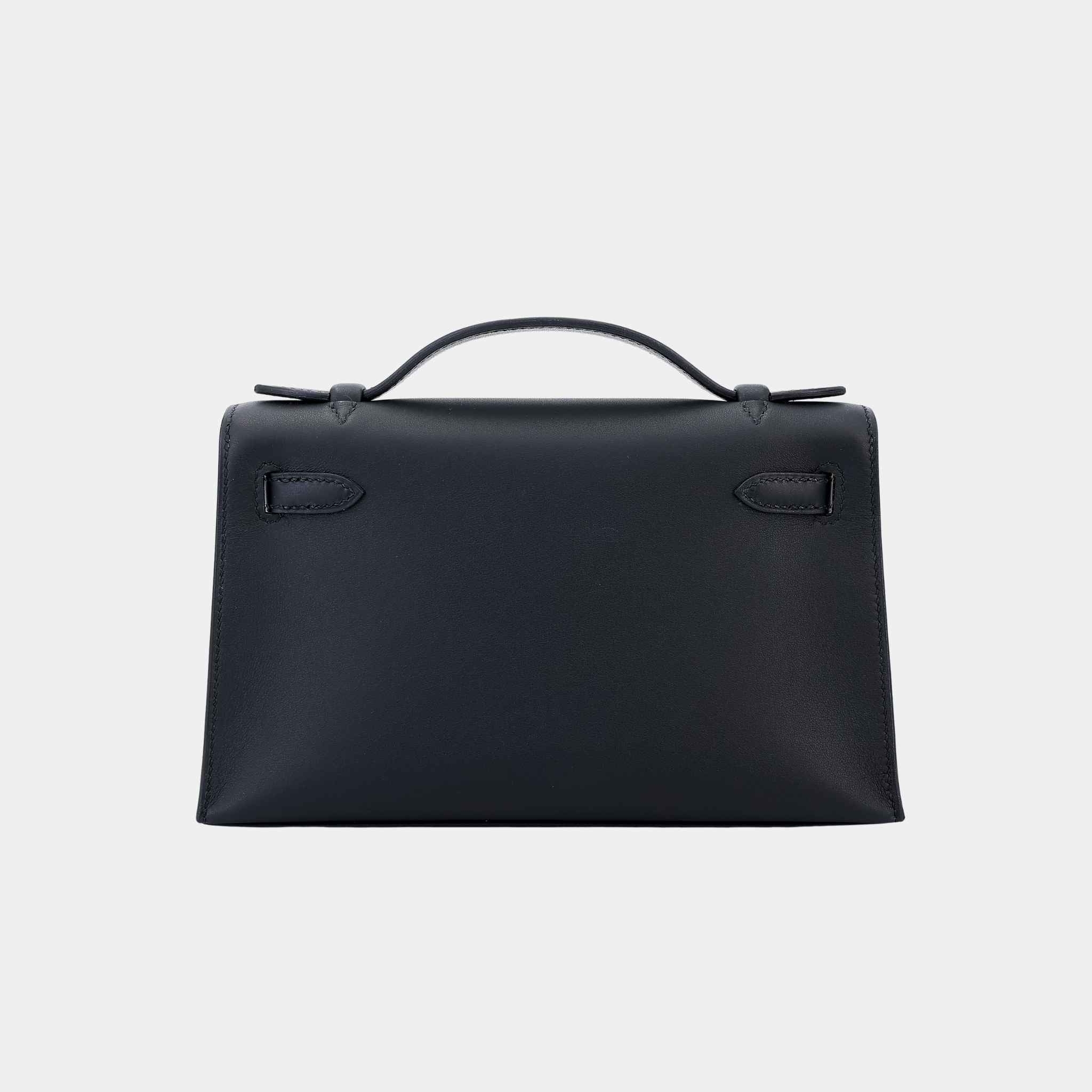 Kelly Pochette HSS Swift Black/Lime PBHW