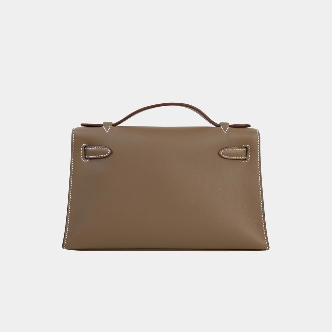 Kelly Pochette Swift Etoupe GHW