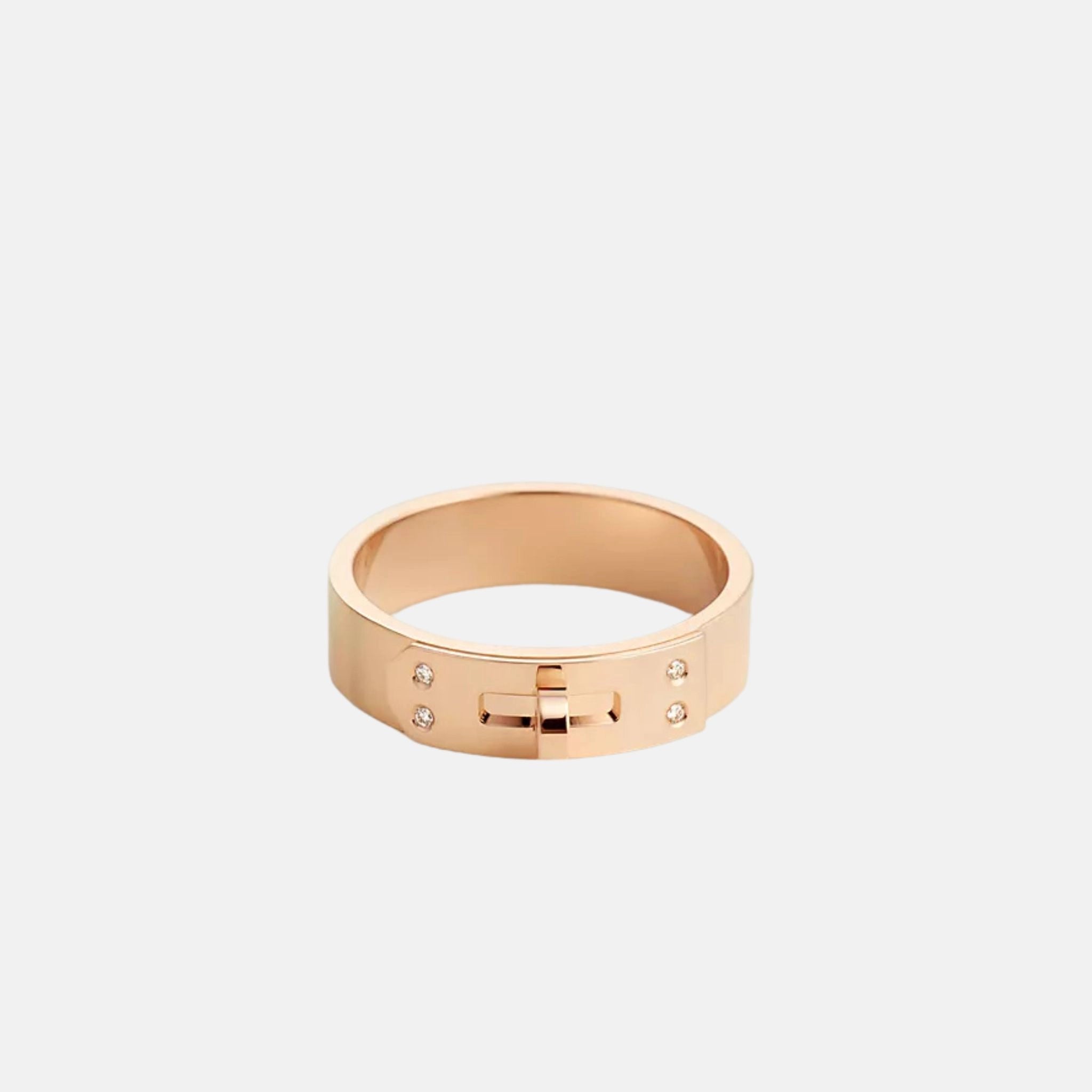 Kelly Ring Small model Rose Gold 4 Diamonds