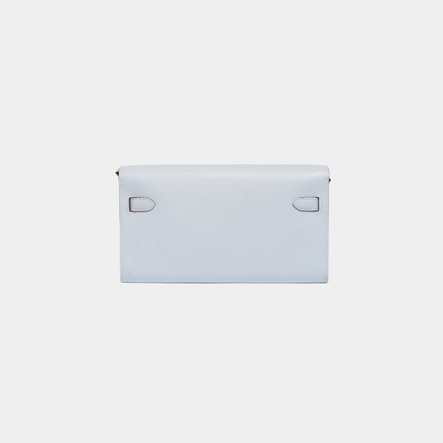 Kelly To Go Wallet Epsom Blue Brume GHW
