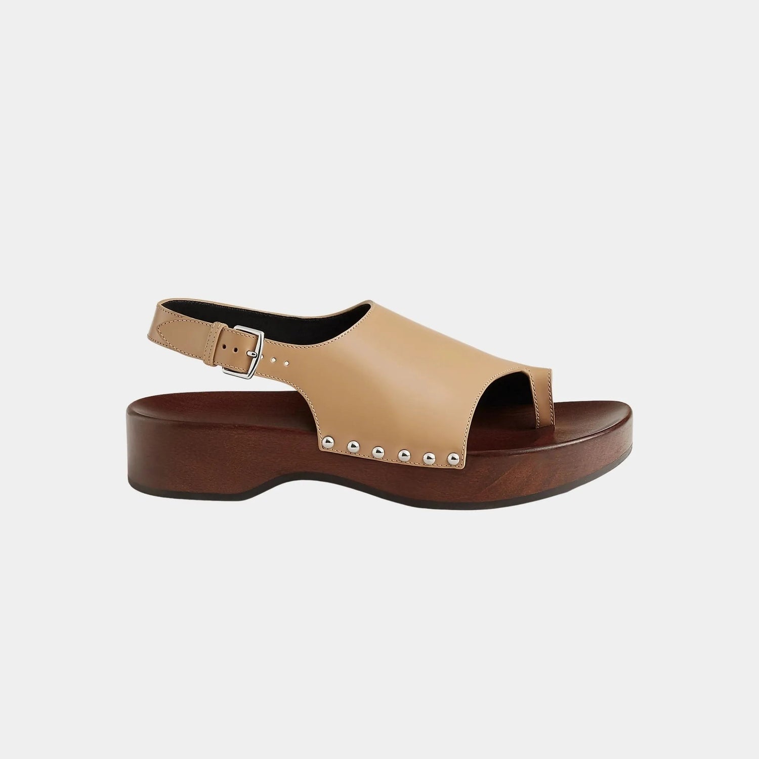 Klay Clogs in Glazed Calfskin