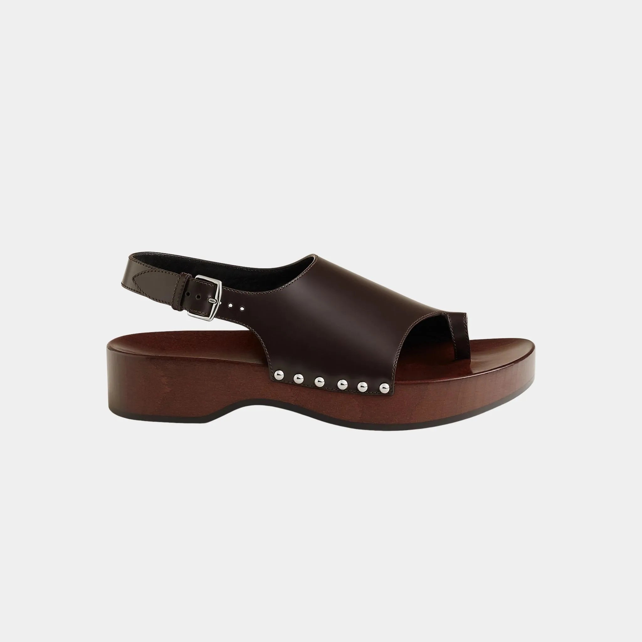 Klay Clogs in Glazed Calfskin