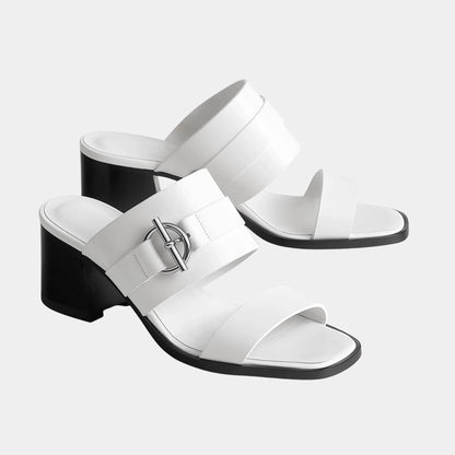 Kute 60 Heeled Sandals in Calfskin