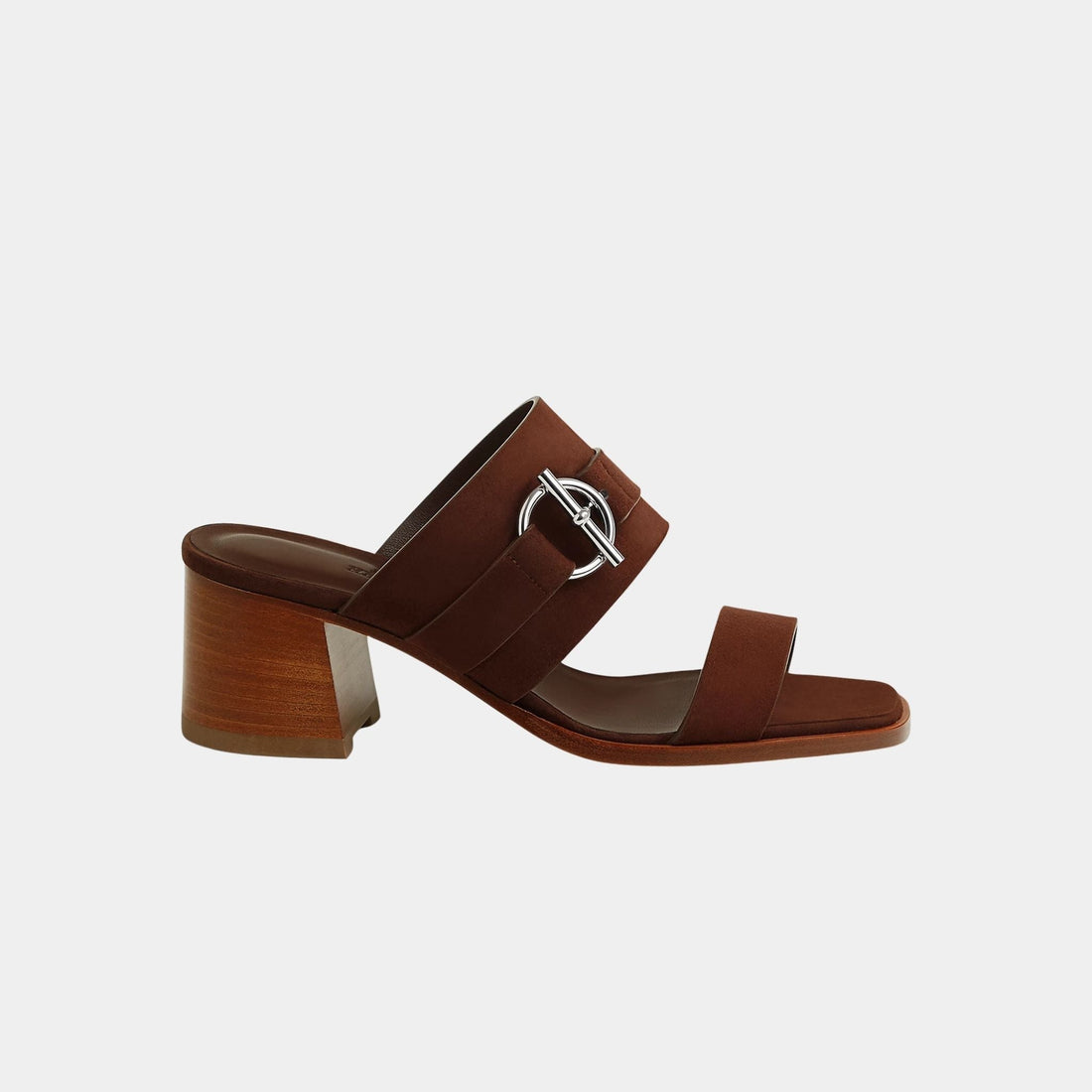 Kute 60 Heeled Sandals in Suede Goatskin