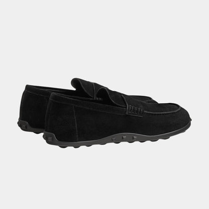 Lazy Loafers in Suede Calfskin