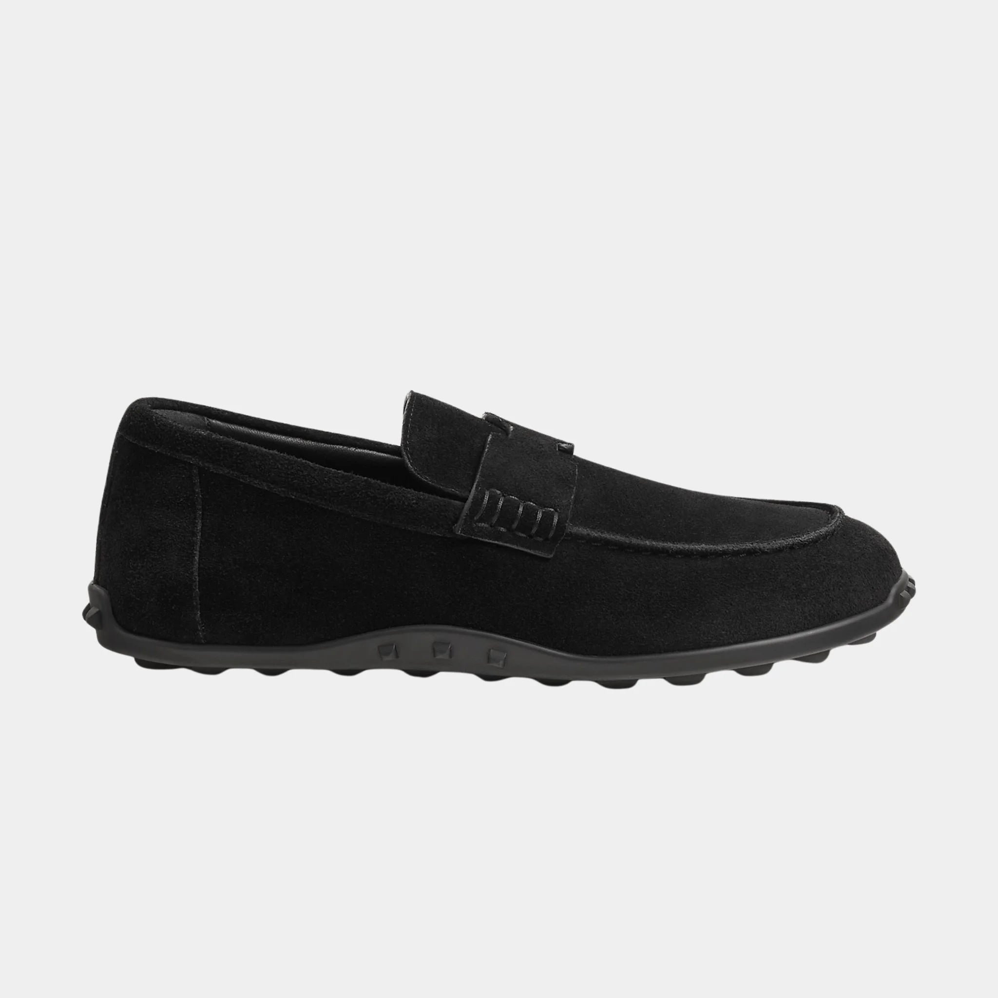 Lazy Loafers in Suede Calfskin