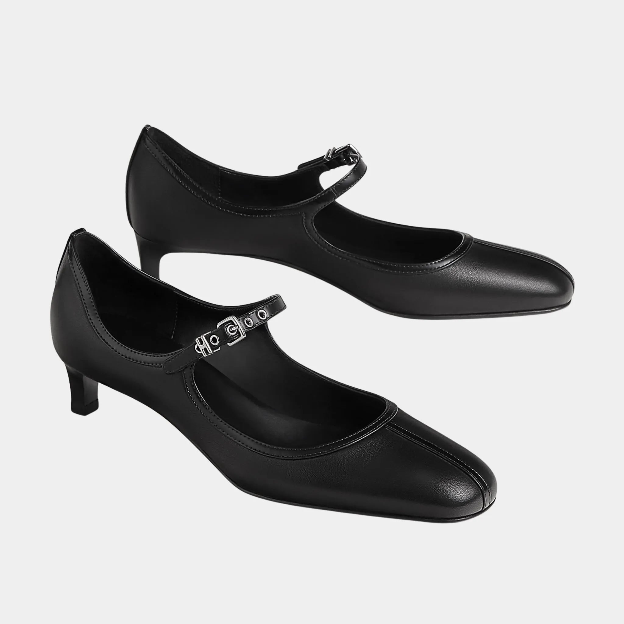 Lilibeth 40 Pump in Nappa and Tuscan Calfskin