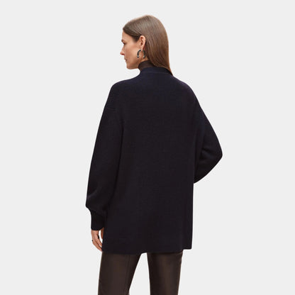 Long Cardigan in Plain Scottish Cashmere