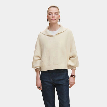 Long-sleeved H Pattern Sweater