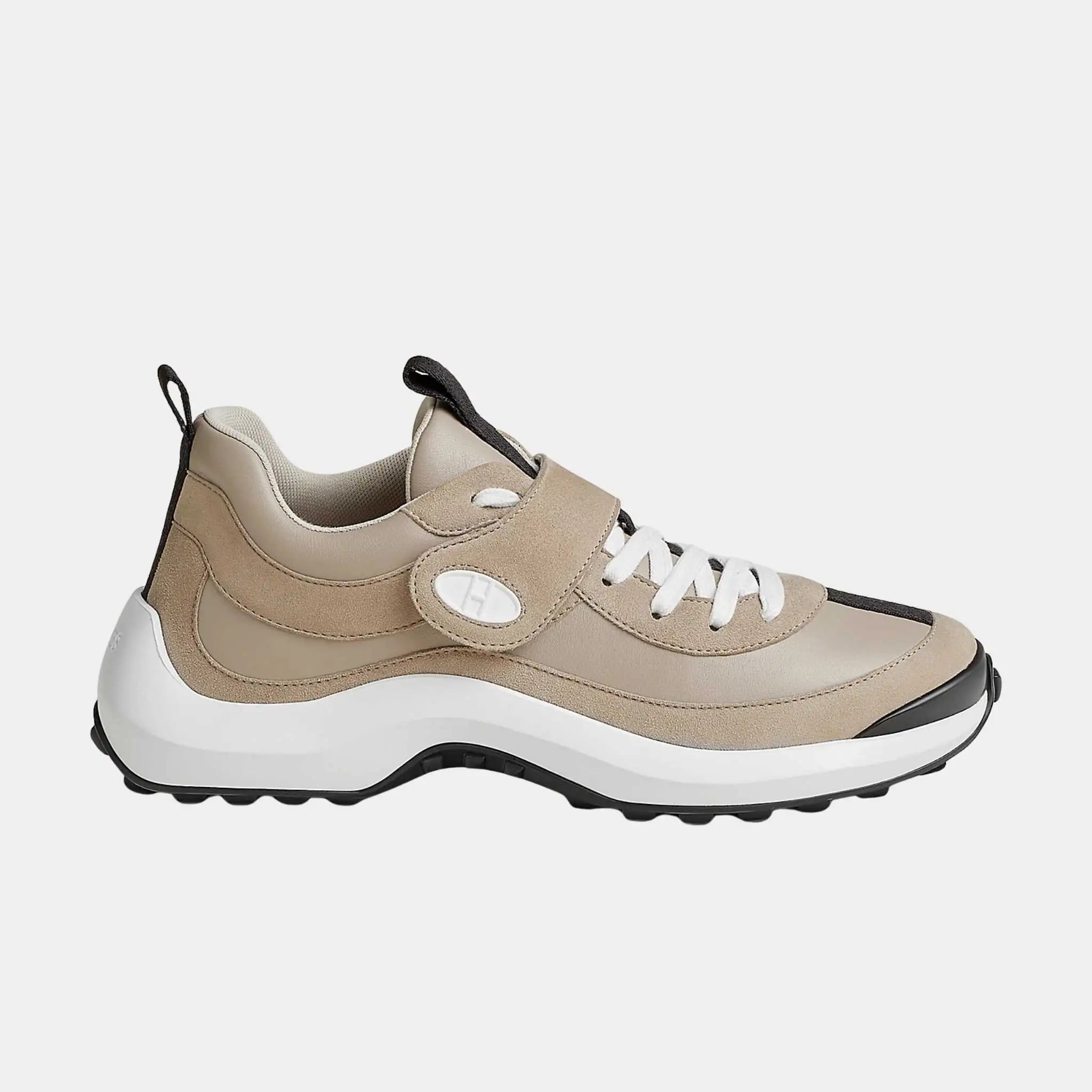 Loop Sneakers in Calfskin and Suede Goatskin