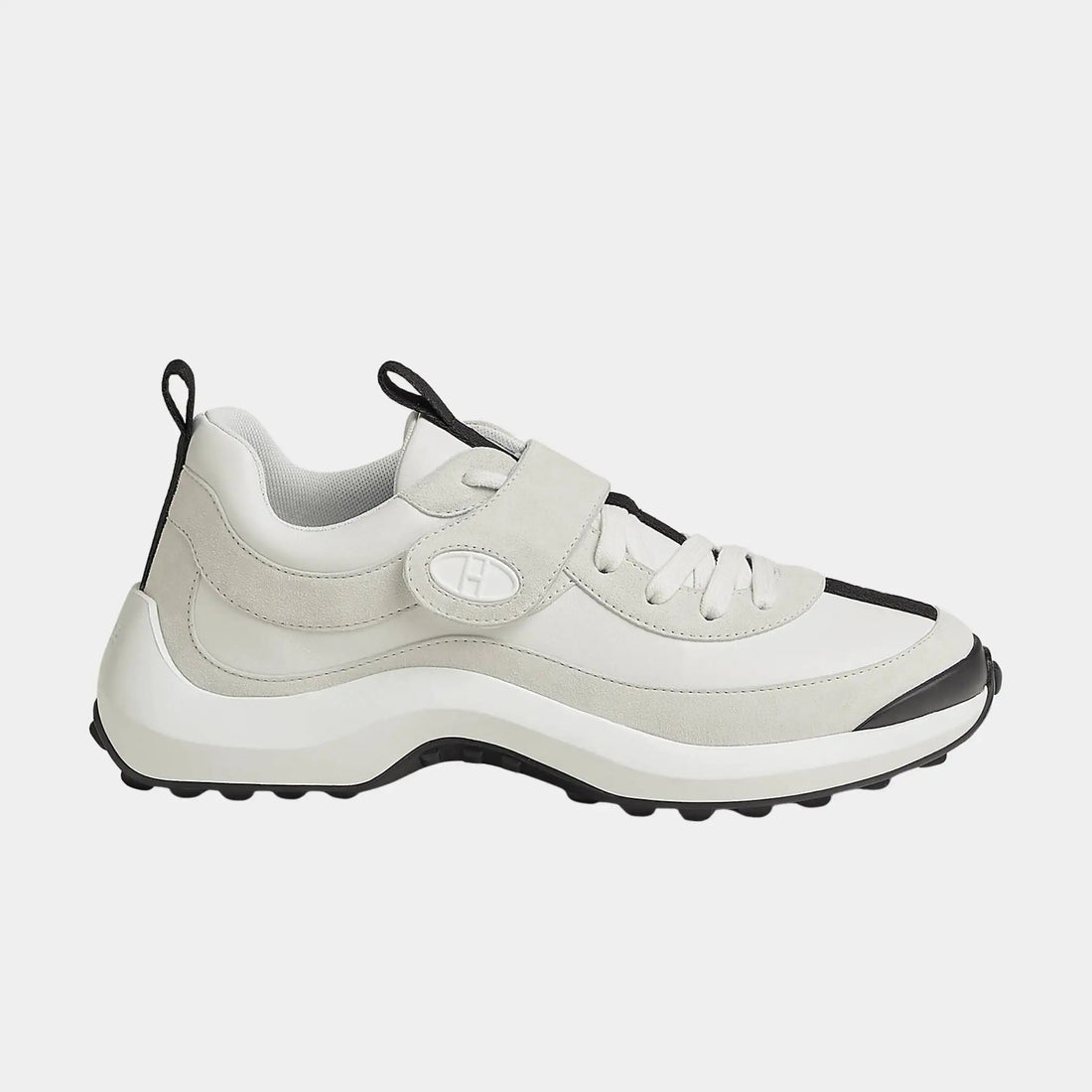 Loop Sneakers in Calfskin and Suede Goatskin