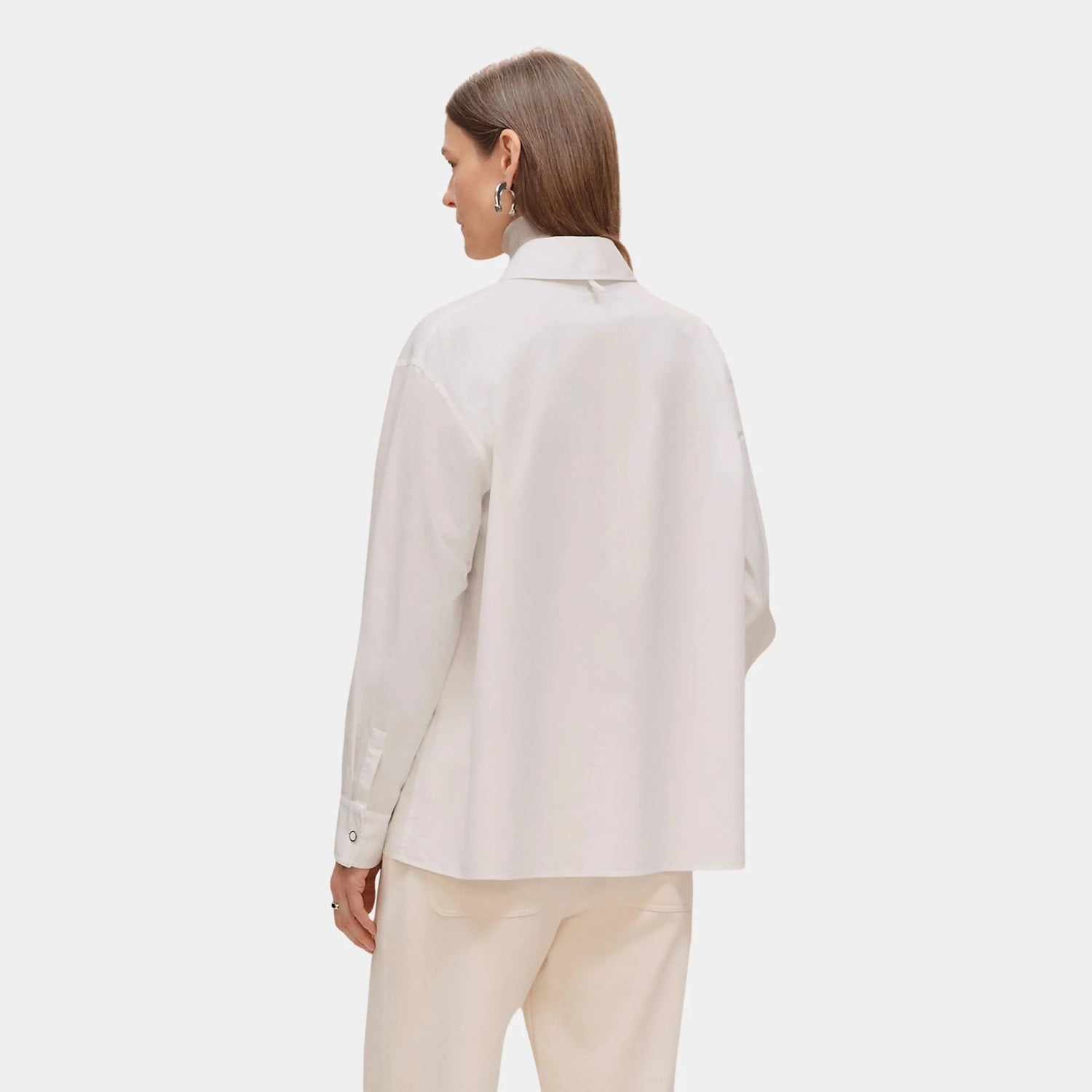 Loose-fitting Cotton Twill Shirt