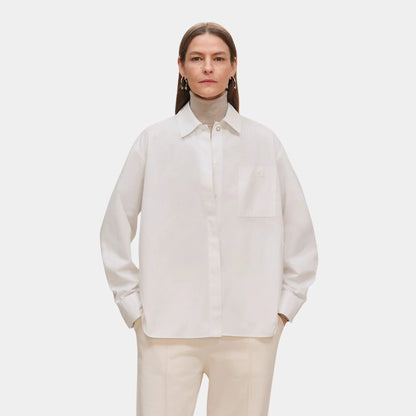Loose-fitting Cotton Twill Shirt
