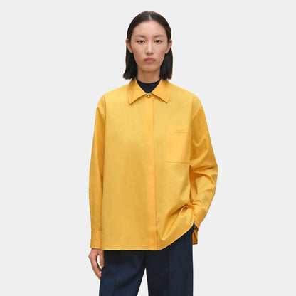 Loose-fitting Cotton Twill Shirt