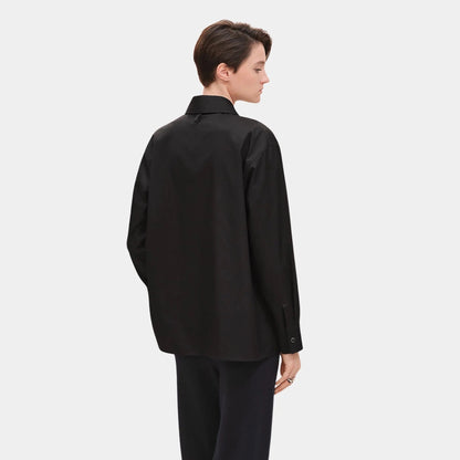 Loose-fitting Cotton Twill Shirt