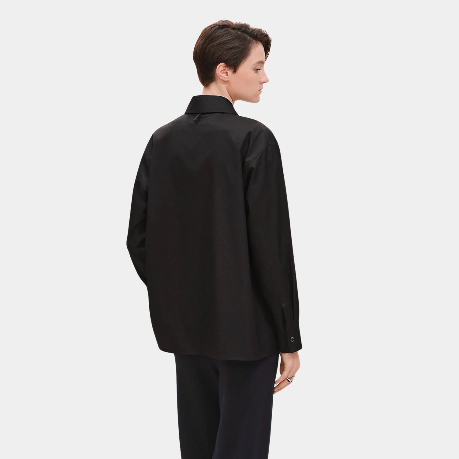 Loose-fitting Cotton Twill Shirt