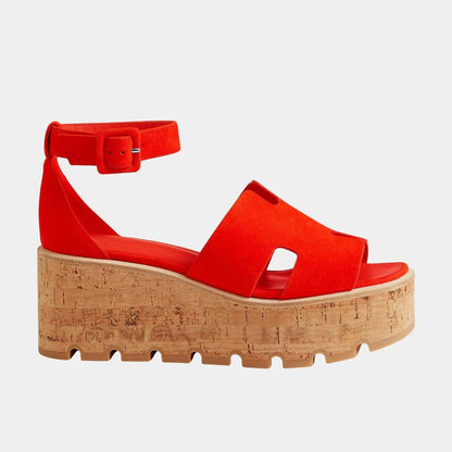 Luce 30 Sandals in Suede Goatskin