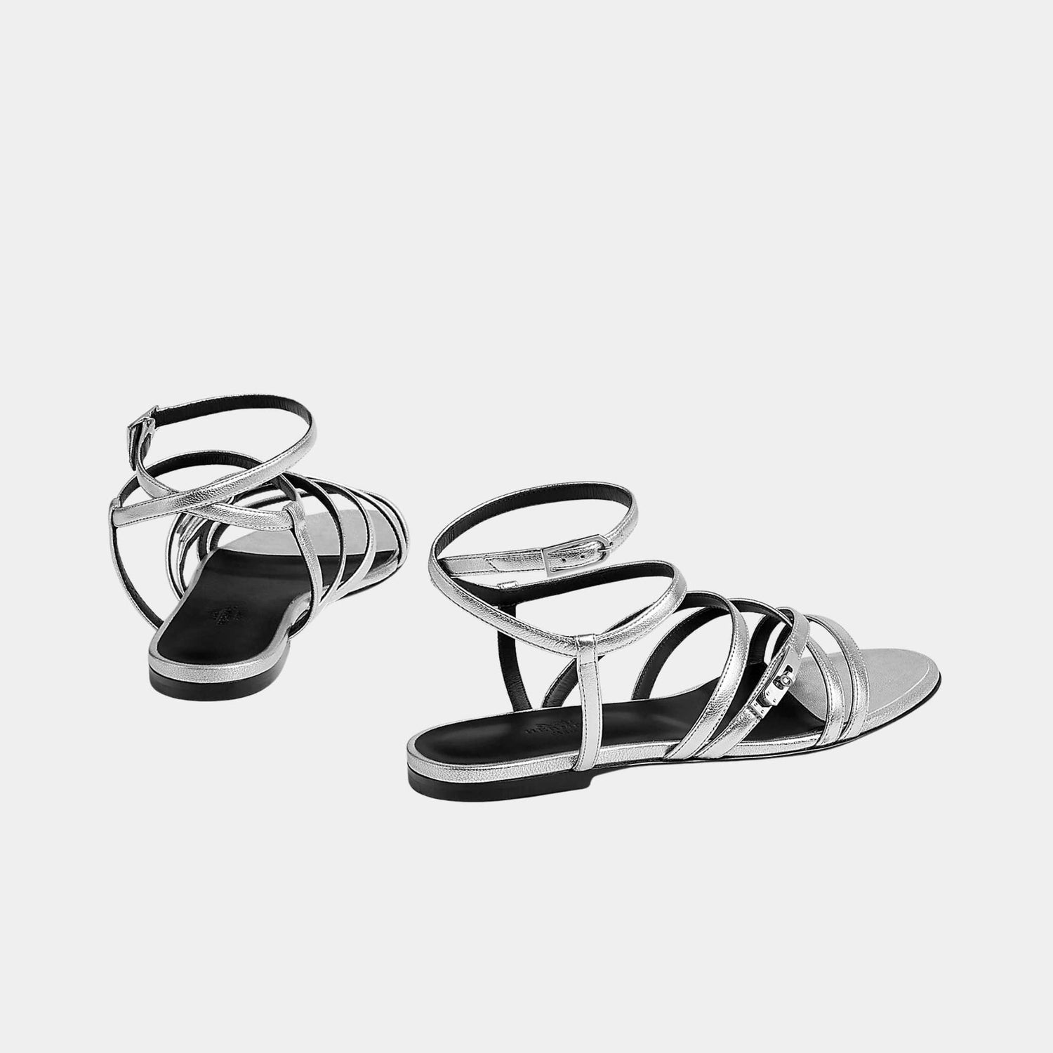Lullaby Sandals in Metallic Goatskin