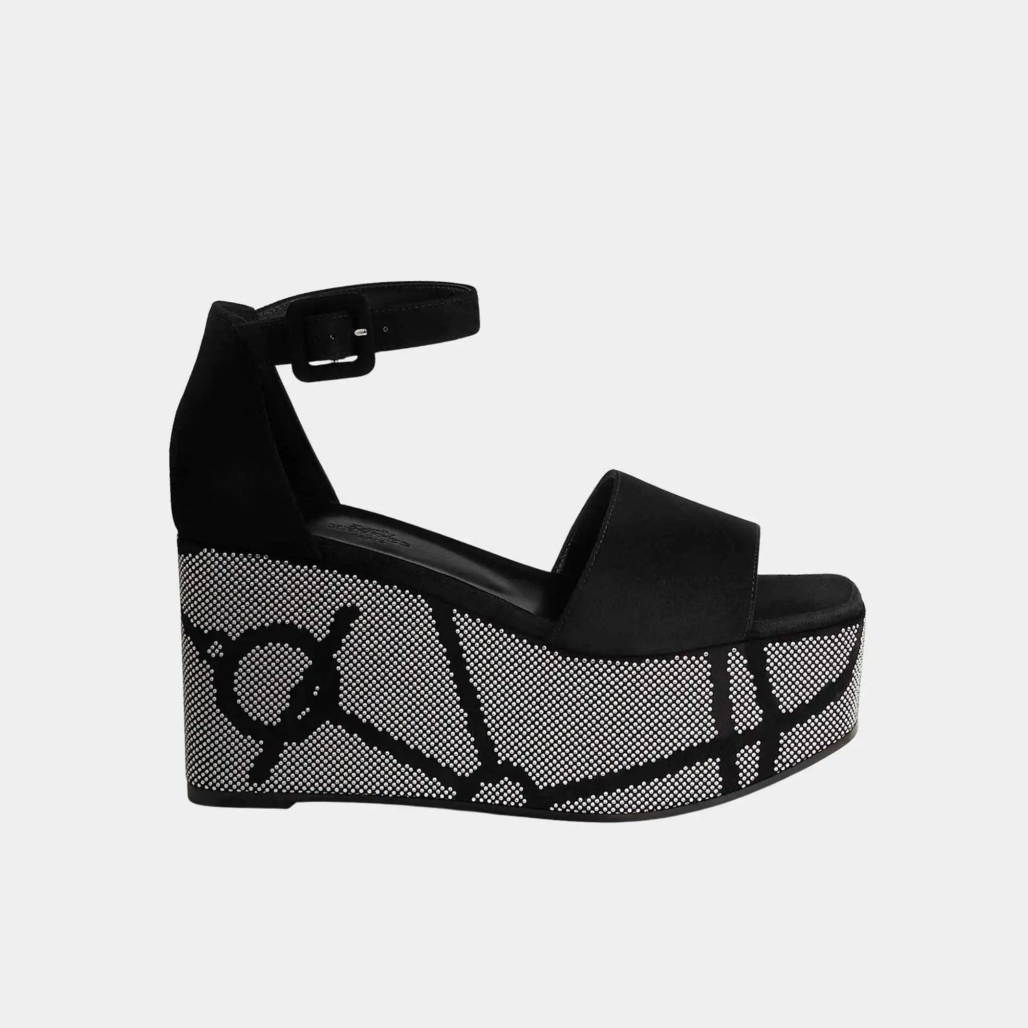 Luminous 35 Platform Sandals in Suede Goatskin