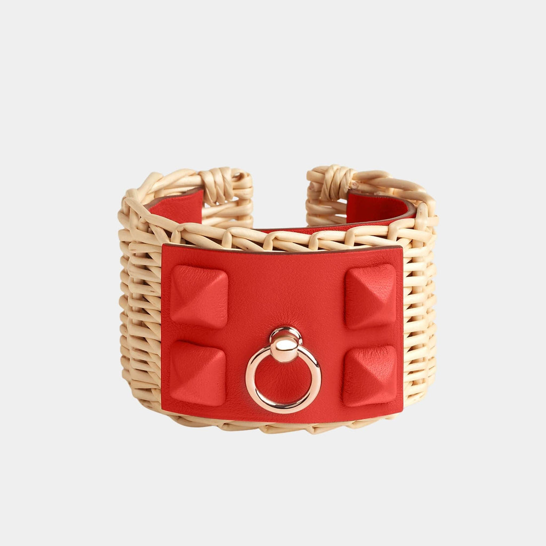 Medor Picnic Gaine Cuff Bracelet Rose Gold Plated
