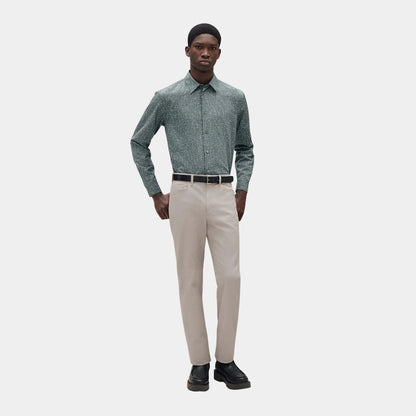 Meli-Mors Straight-body Shirt in Silk and Cotton