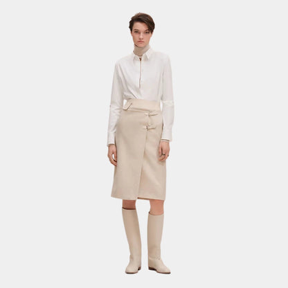 Micro Shirt in Cotton Twill