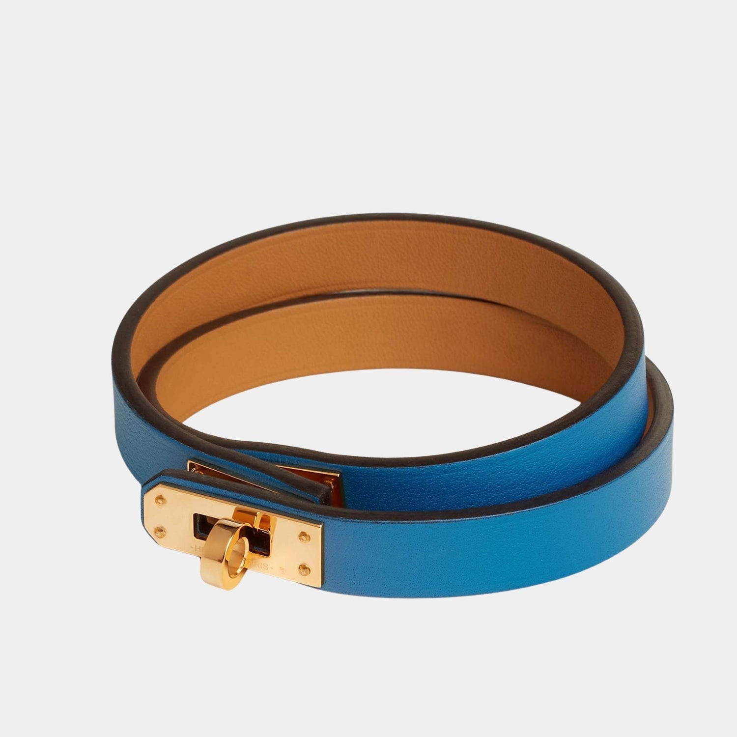 Mini Kelly Double Tour Bracelet Swift Calfskin