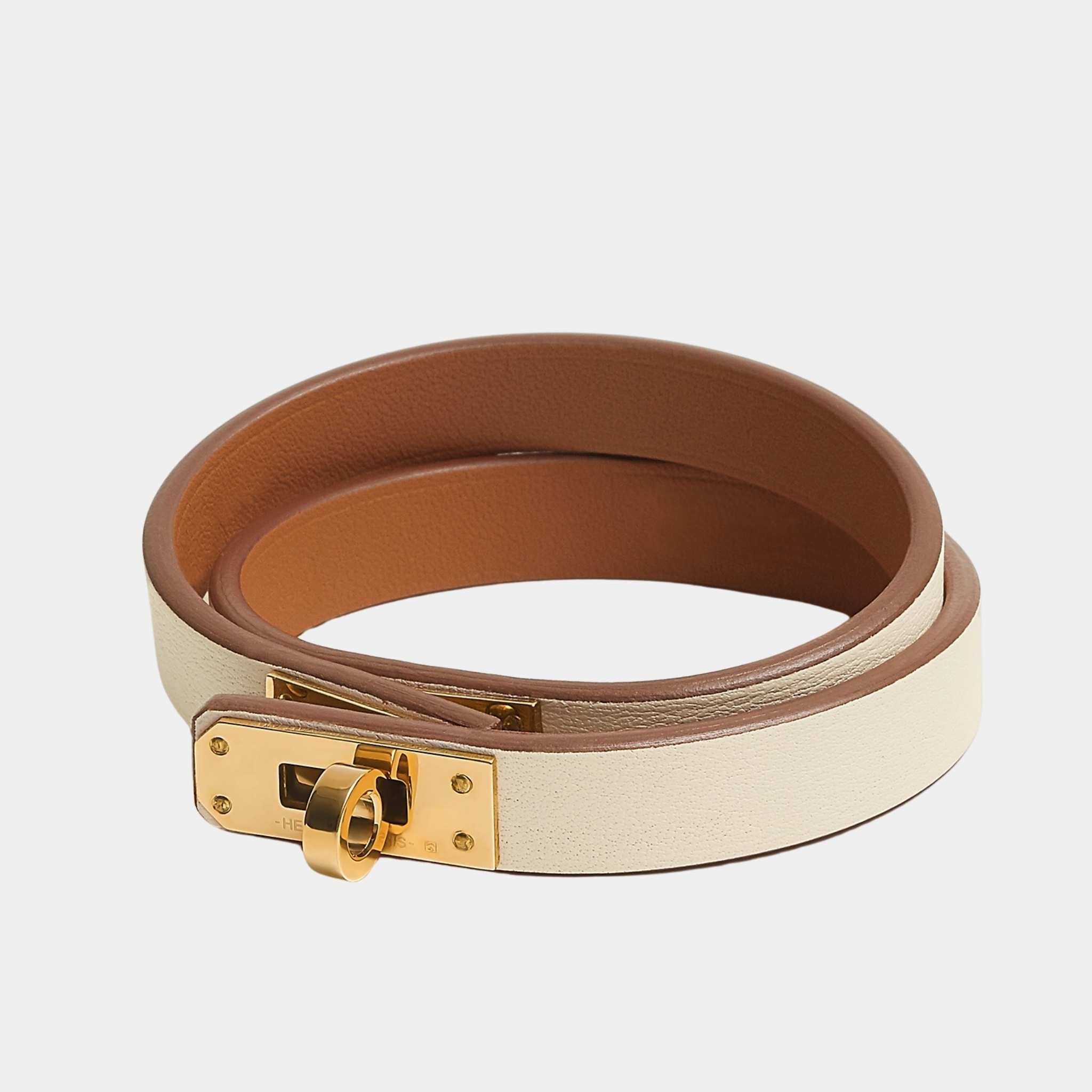 Mini Kelly Double Tour Bracelet Swift Calfskin