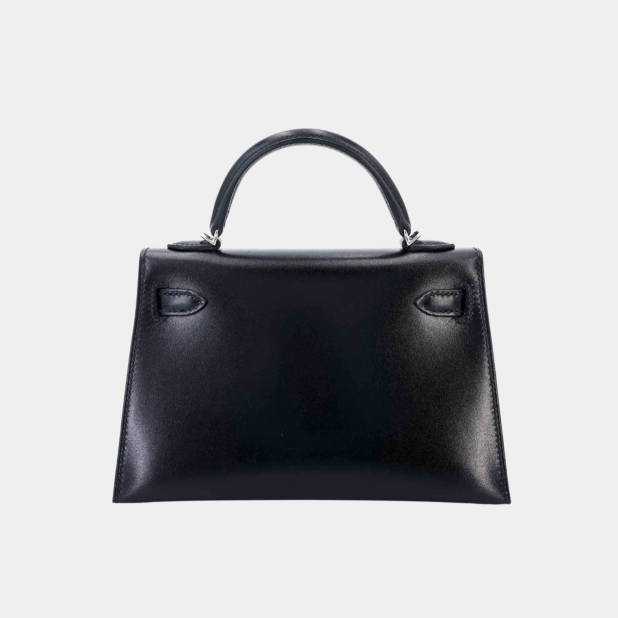 Mini Kelly II Box-Calf Black PHW