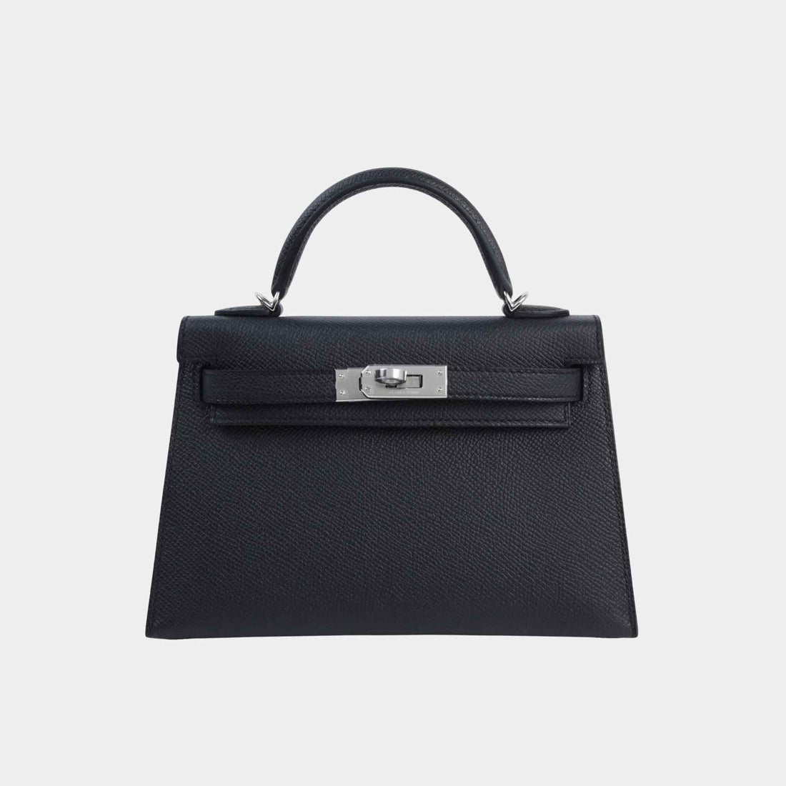 Mini Kelly II Epsom Black PHW