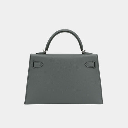 Mini Kelly II Epsom Vert Amande ELHW