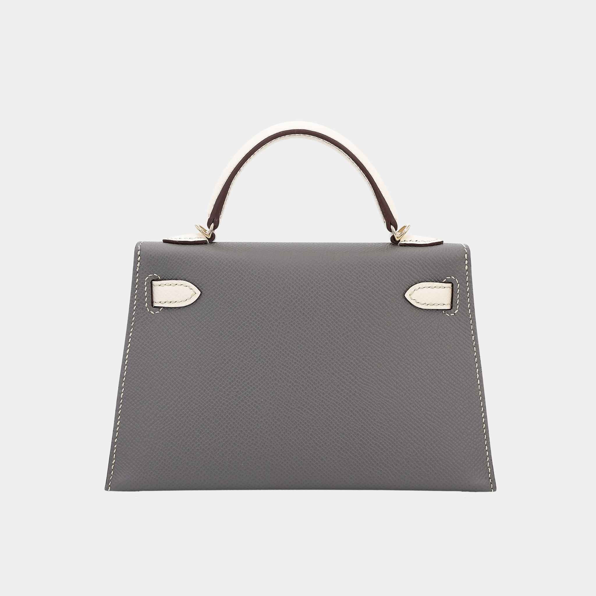 Mini Kelly II HSS Epsom Gris Meyer/Craie PBHW