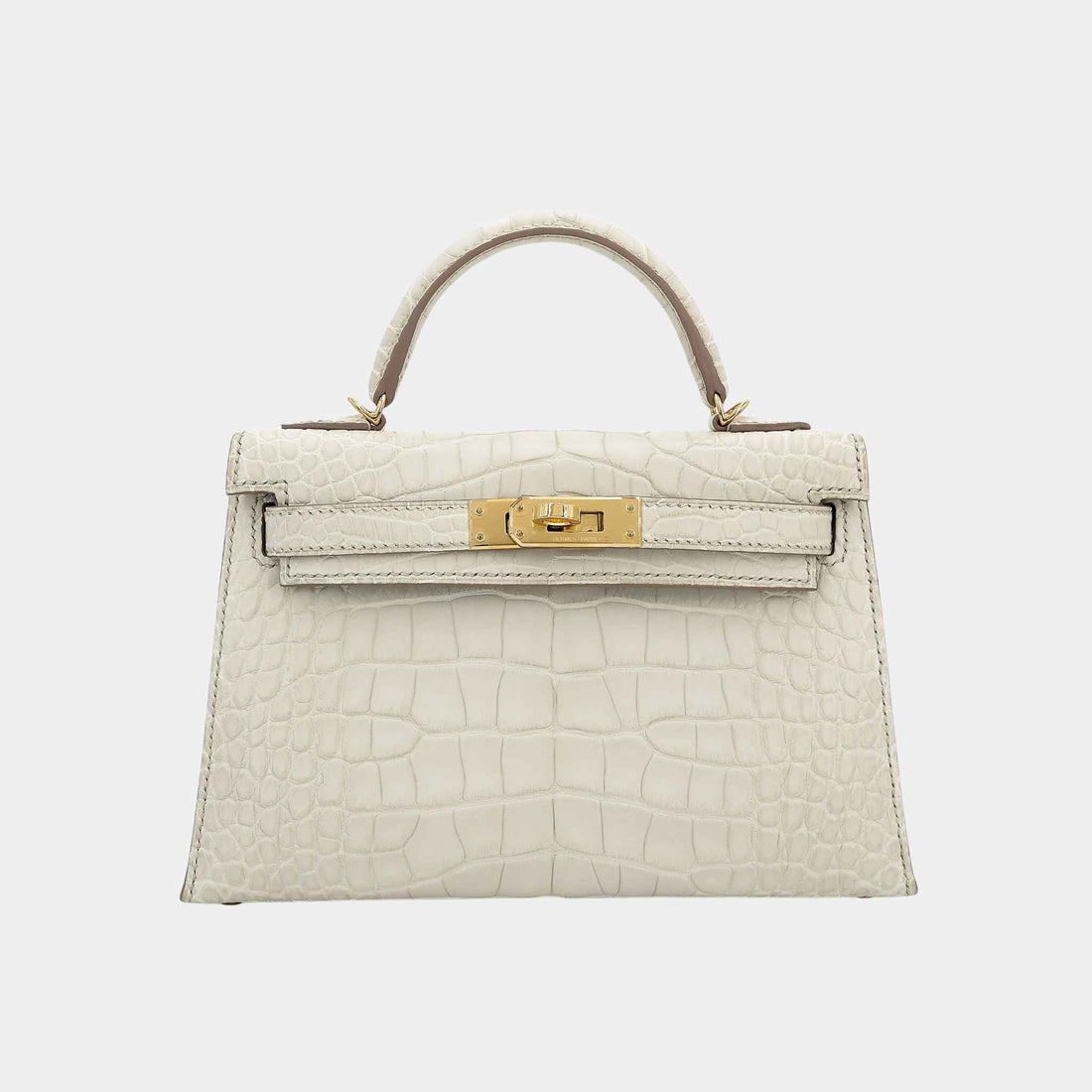 Mini Kelly II Matte Alligator Beton GHW