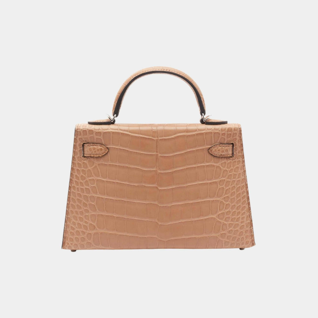 Mini Kelly II Matte Alligator Chai PHW