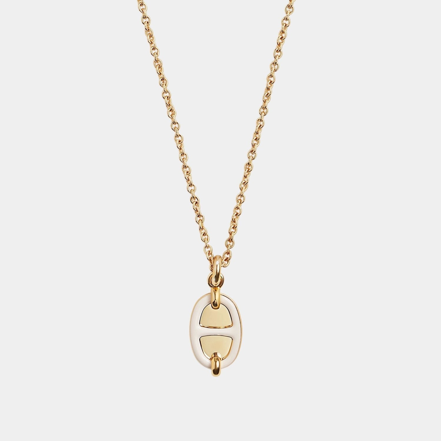 Mini Maillon Pendant Small Model Gold Plated