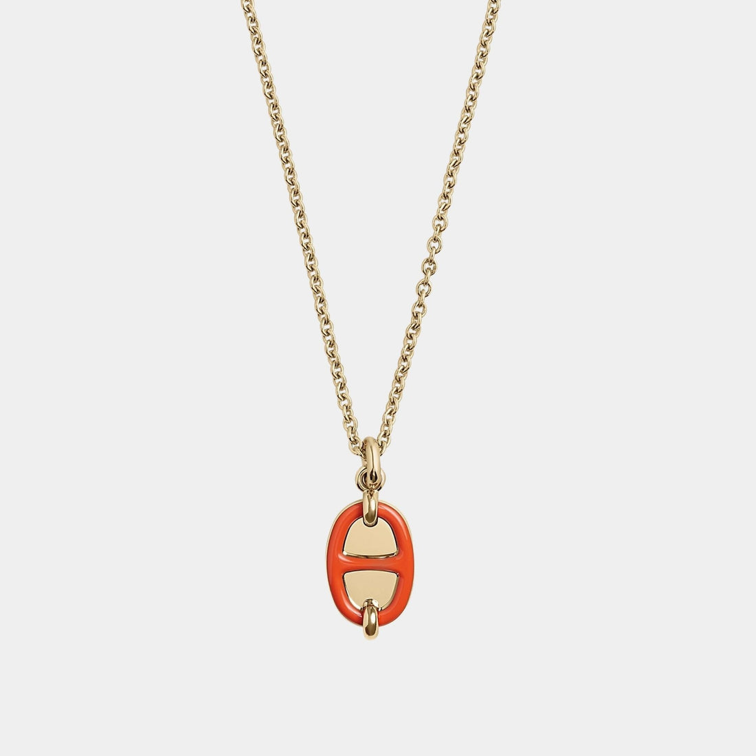 Mini Maillon Pendant Small Model Gold Plated