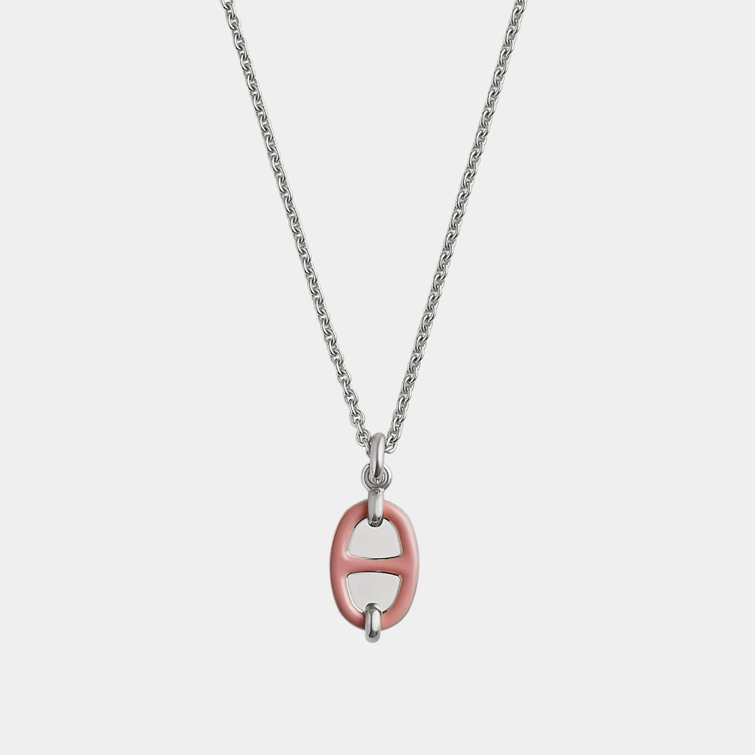 Mini Maillon Pendant Small Model Palladium Plated