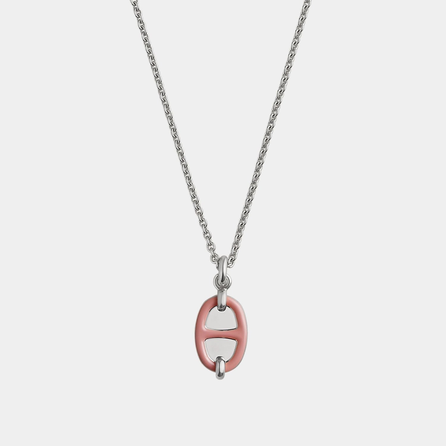 Mini Maillon Pendant Small Model Palladium Plated