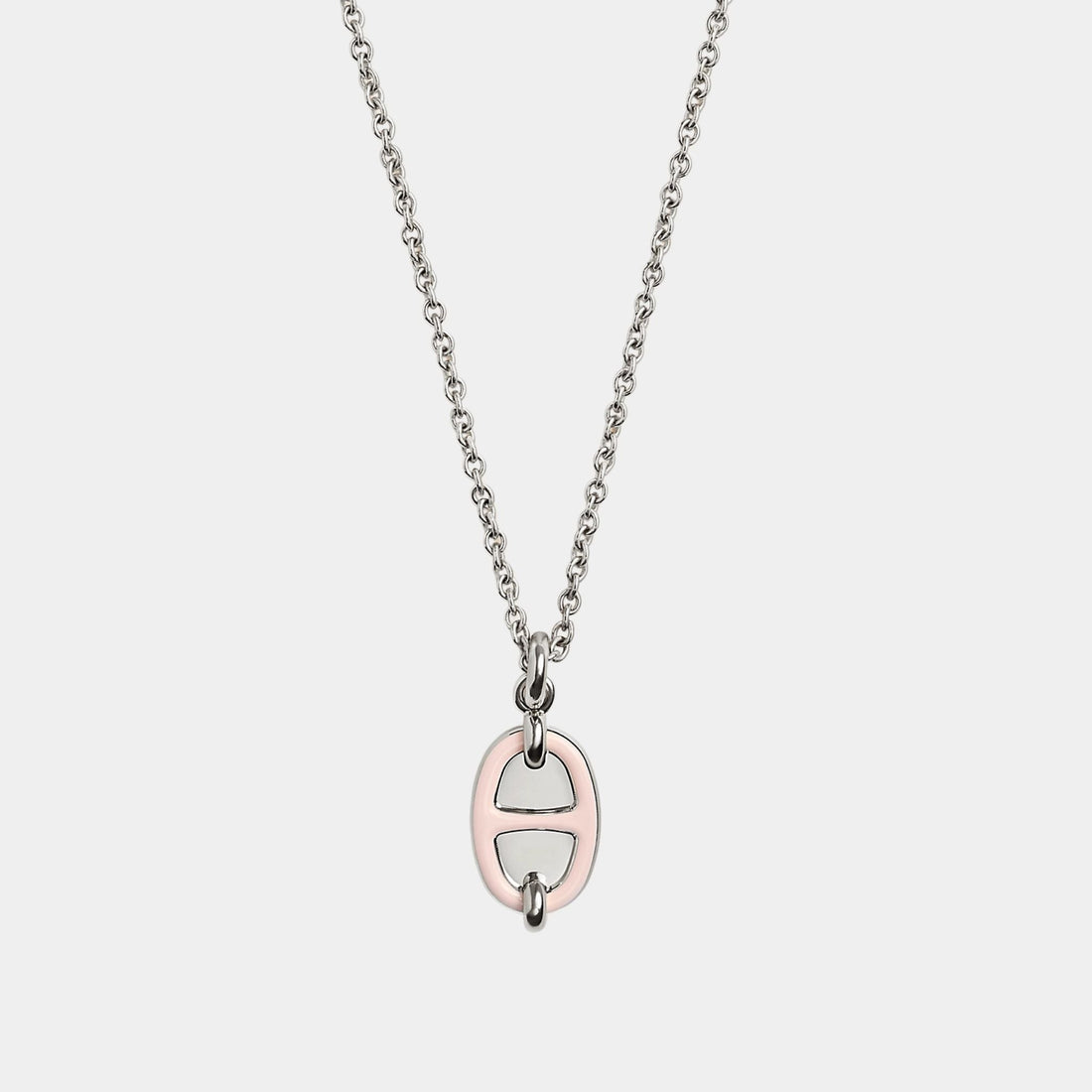 Mini Maillon Pendant Small Model Palladium Plated
