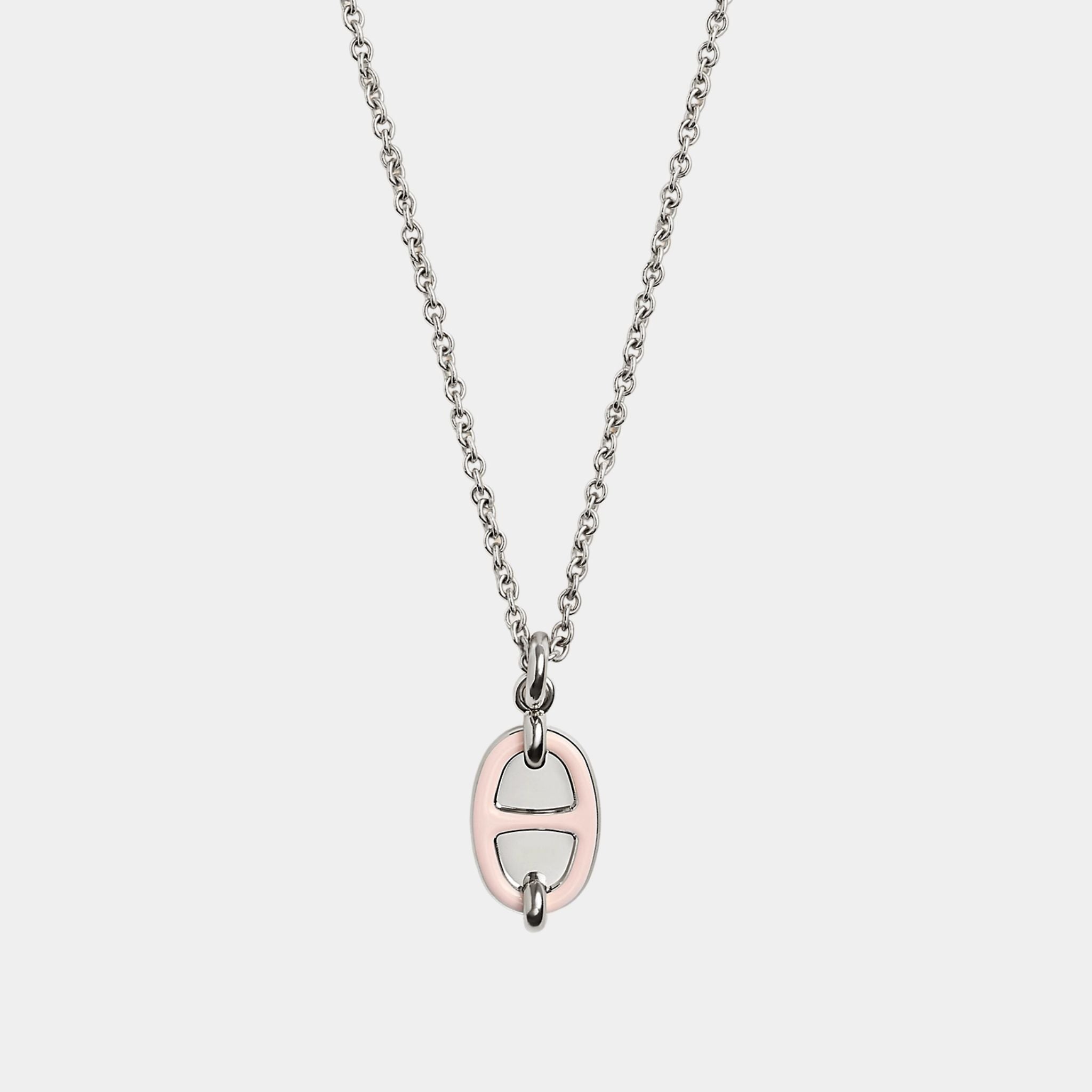 Mini Maillon Pendant Small Model Palladium Plated
