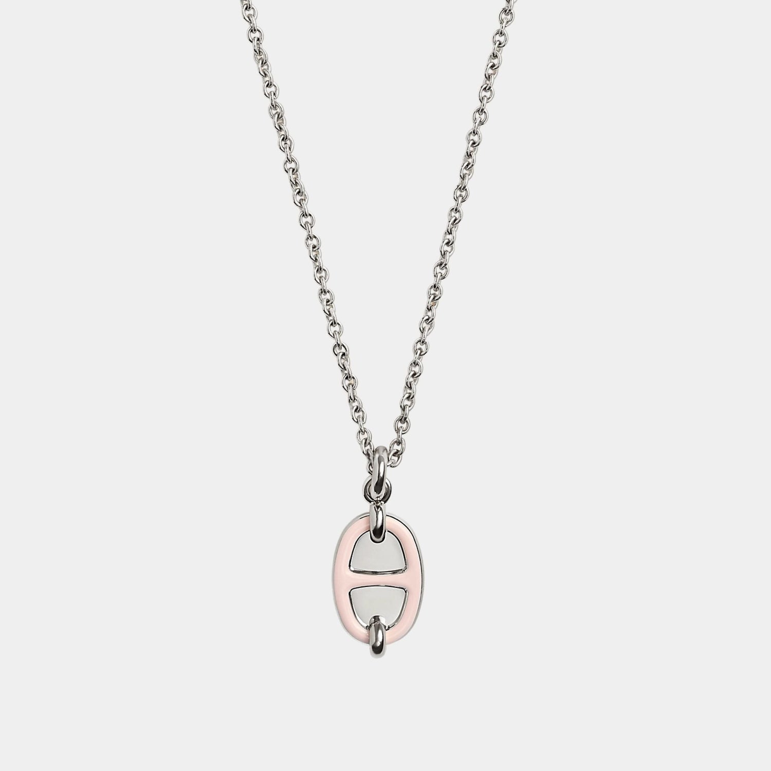 Mini Maillon Pendant Small Model Palladium Plated
