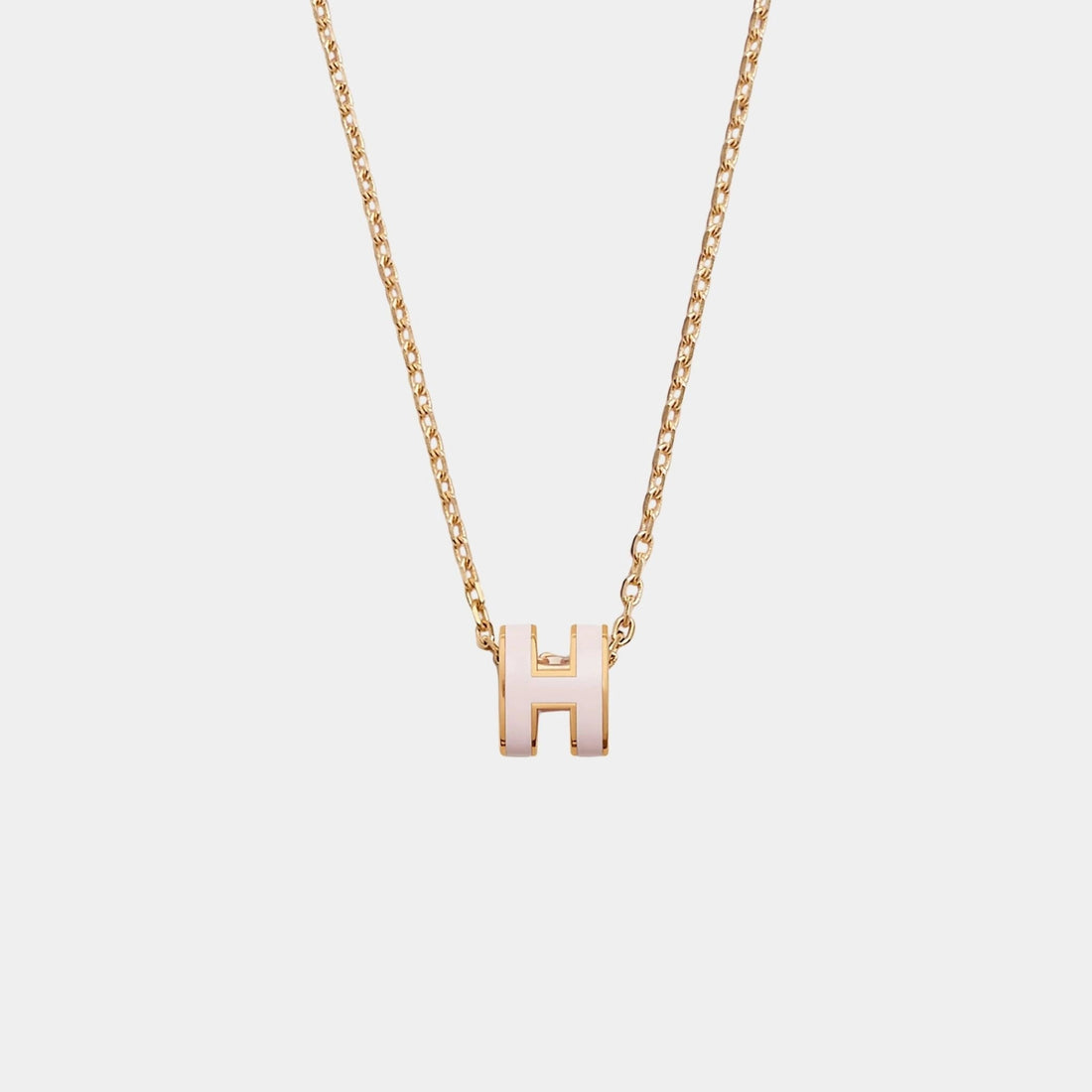Mini Pop H Pendant Gold Plated