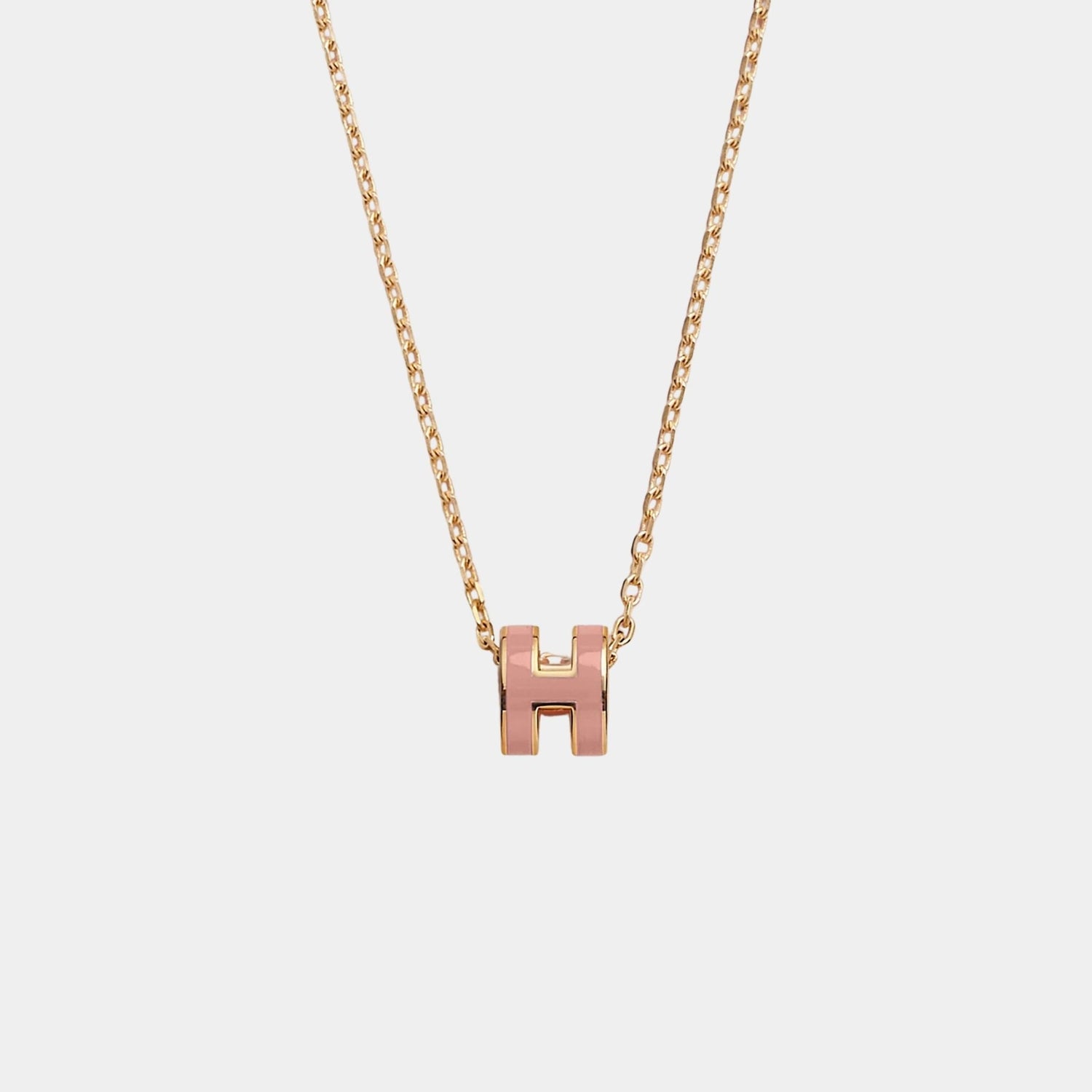 Mini Pop H Pendant Gold Plated