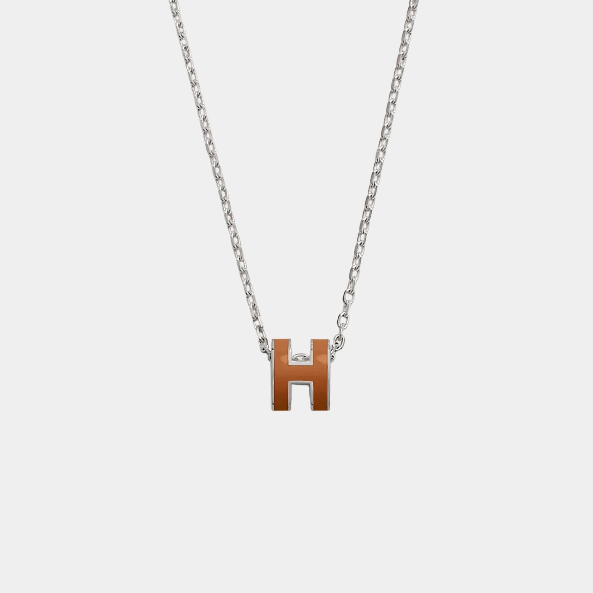Mini Pop H Pendant Palladium Plated