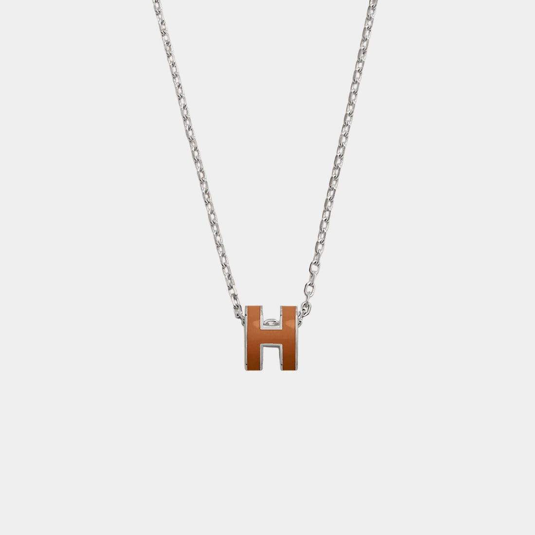 Mini Pop H Pendant Palladium Plated